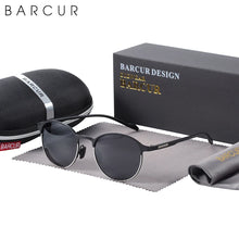 Load image into Gallery viewer, BARCUR Trendy Sunglasses Women’s Polarized Round Frame – Timeless Fashionable Sun Glasses for Driving Casual Wear – UV400 Protection Anti-Reflective Lenses
