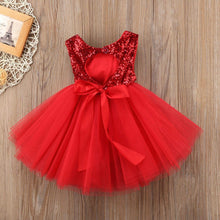 Load image into Gallery viewer, Fancy Wedding Dress Sleeveless Sequins Party Dress For Baby Girl Summer Dresses In Luxury New Elegant Design
