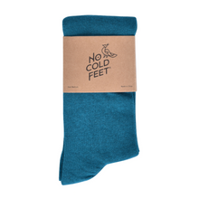 Load image into Gallery viewer, Solid Peacock Green Socks

