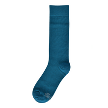 Load image into Gallery viewer, Solid Peacock Green Socks
