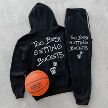 Load image into Gallery viewer, Too Busy Getting Buckets - Hoodie - Black
