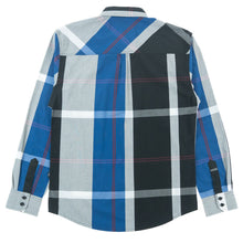 Load image into Gallery viewer, V1829 Colton Long Sleeves Plaid Shirt - Royal
