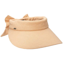Load image into Gallery viewer, Scala Cotton Bow Visor - Womens Visor
