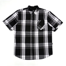 Load image into Gallery viewer, V814 Veno Button-Down Short Sleeves Shirt - Black
