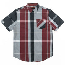 Load image into Gallery viewer, V829 Colton Plaid Shirt - Burgundy
