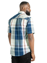 Load image into Gallery viewer, V832 Leon Plaid Shirt - Navy
