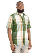 Load image into Gallery viewer, V832 Leon Plaid Shirt - Olive

