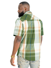 Load image into Gallery viewer, V832 Leon Plaid Shirt - Olive

