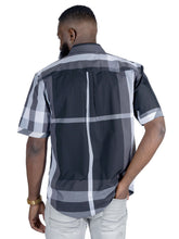 Load image into Gallery viewer, V836 Hugo Plaid Shirt - Black
