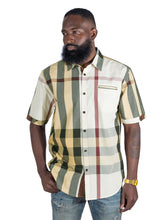 Load image into Gallery viewer, V836 Hugo Plaid Shirt - Natural

