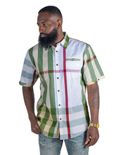 Load image into Gallery viewer, V836 Hugo Plaid Shirt - Olive
