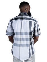 Load image into Gallery viewer, V836 Hugo Plaid Shirt - White
