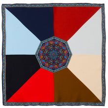 Load image into Gallery viewer, VDP Multi Colored Paisley Pocket Square
