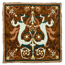 Load image into Gallery viewer, VDP Biltmore Renaissance Revival Brown Pocket Square
