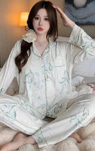 Load image into Gallery viewer, Maternity Nursing Pajamas with Chest Pads (Spring/Fall) - # BAGE211510130-NURSG
