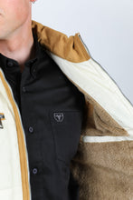 Load image into Gallery viewer, Men's Quilted Fur Lined Vest - Beige
