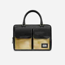 Load image into Gallery viewer, Vegan Designer Luxury Double Pocket Bag 16” | BYMANYC ® New York Elegant Edition
