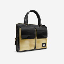 Load image into Gallery viewer, Vegan Designer Luxury Double Pocket Bag 16” | BYMANYC ® New York Elegant Edition
