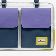Load image into Gallery viewer, Vegan Designer Luxury Double Pocket Bag 16” | BYMANYC ® New York Elegant Edition
