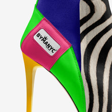 Load image into Gallery viewer, Vegan Heeled Shoe Women BYMANYC ® New York Chelsea Noir Edge
