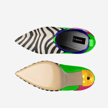 Load image into Gallery viewer, Vegan Heeled Shoe Women BYMANYC ® New York Chelsea Noir Edge
