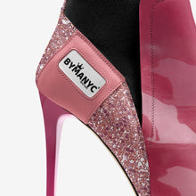 Load image into Gallery viewer, Vegan Heeled Shoe Women BYMANYC ® New York Soho Pink Blaze
