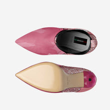 Load image into Gallery viewer, Vegan Heeled Shoe Women BYMANYC ® New York Soho Pink Blaze
