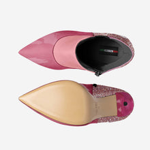 Load image into Gallery viewer, Vegan Heeled Shoe Women BYMANYC ® New York Tribeca Blush Twist

