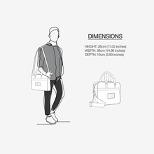 Load image into Gallery viewer, Vegan Urban Professional Work Bag 16” | BYMANYC ® New York Executive Luxe
