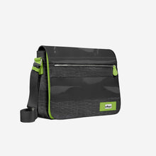 Load image into Gallery viewer, Vegan Urban Stripe Messenger Bag 16” | BYMANYC ® New York Downtown Edge
