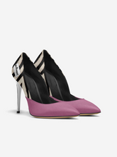 Load image into Gallery viewer, Vegan Women’s Stiletto Shoe BYMANYC ® New York – CHELSEA Nightfire
