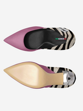 Load image into Gallery viewer, Vegan Women’s Stiletto Shoe BYMANYC ® New York – CHELSEA Nightfire
