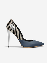 Load image into Gallery viewer, Vegan Women’s Stiletto Shoe BYMANYC ® New York – HARLEM Noir Luxe
