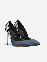 Load image into Gallery viewer, Vegan Women’s Stiletto Shoe BYMANYC ® New York – HARLEM Noir Luxe

