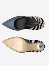 Load image into Gallery viewer, Vegan Women’s Stiletto Shoe BYMANYC ® New York – HARLEM Noir Luxe
