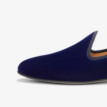 Load image into Gallery viewer, Men's Blue Velvet Slipper II
