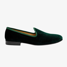 Load image into Gallery viewer, Men's Green Velvet Slipper II
