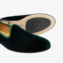 Load image into Gallery viewer, Men's Green Velvet Slipper II
