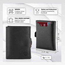 Load image into Gallery viewer, Verona Front Pocket Trifold Leather Wallet
