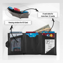 Load image into Gallery viewer, Verona Front Pocket Trifold Leather Wallet
