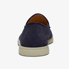 Load image into Gallery viewer, Men's Navy Suede Viaggio Loafer
