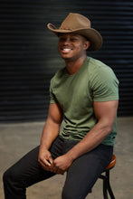 Load image into Gallery viewer, Peter Grimm Villy - Distressed Wool Felt Outback Hat
