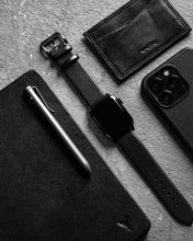 Load image into Gallery viewer, Apple Watch Leather Band - Graphite Hardware 44/46mm
