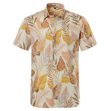 Load image into Gallery viewer, Vintage Palm Hawaiian Cotton Short Sleeve Shirt
