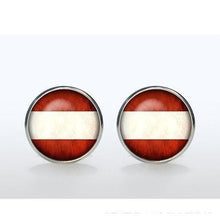 Load image into Gallery viewer, Vintage World National Flags Cufflinks
