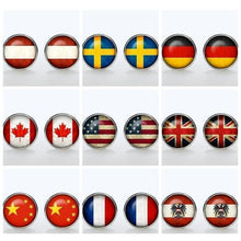 Load image into Gallery viewer, Vintage World National Flags Cufflinks
