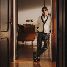 Load image into Gallery viewer, Men's Black Leather Lug Centesimo
