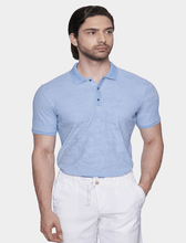 Load image into Gallery viewer, The Mercerized Cotton Polo (Summer Sky Blue)
