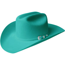 Load image into Gallery viewer, Bailey Lightning (Bright Aqua) - (4X) Wool Felt Cowboy Hat
