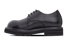 Load image into Gallery viewer, TOTO - W0981 - 3.3 Inches Taller (Black) - Low Top Chunky Sole Casual Derbies
